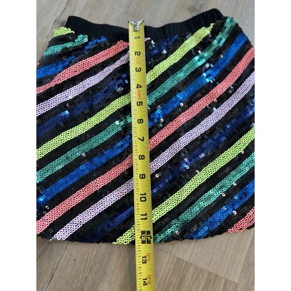 New With Tags Rockets Of Awesome Sequins Skirt Girls Size 6 - Picture 5 of 6